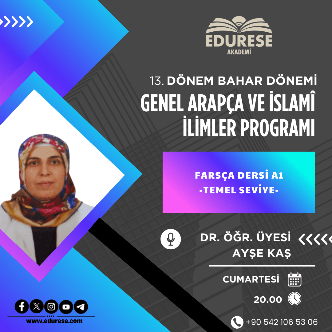 Farsça Dersi A1 -Temel Seviye-
