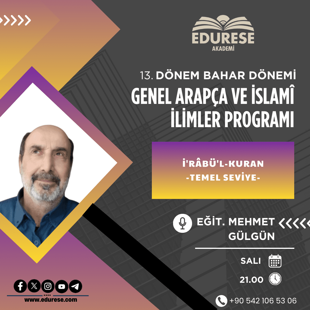 İrabü'l Kur'an -Temel Seviye-